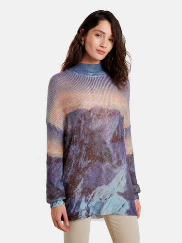 Desigual Mountain Sweater Blue - Desigual - Modalova
