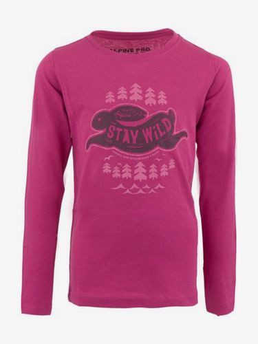 ALPINE PRO Kiamo Kids T-shirt Pink - ALPINE PRO - Modalova