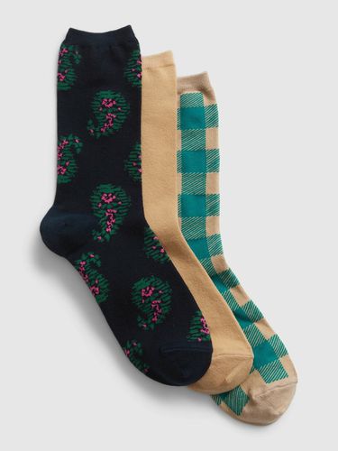 GAP Set of 3 pairs of socks Green - GAP - Modalova