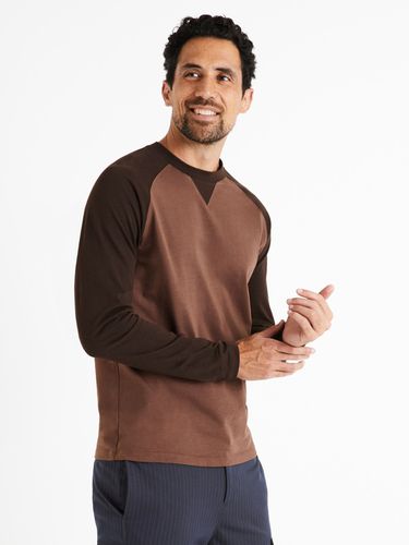 Celio Cesolrag T-shirt Brown - Celio - Modalova