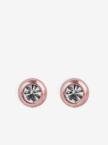 Vuch Gem Rose Gold Earrings Pink - Vuch - Modalova