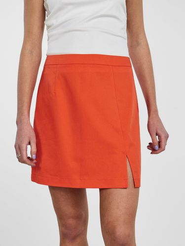 Pieces Thelma Skirt Orange - Pieces - Modalova