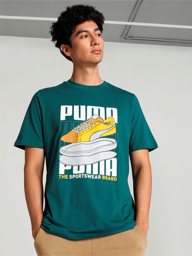 Puma Sneaker T-shirt Green - Puma - Modalova