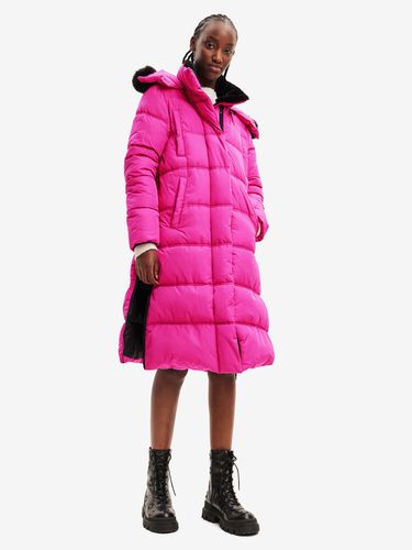 Desigual Surrey Coat Pink - Desigual - Modalova