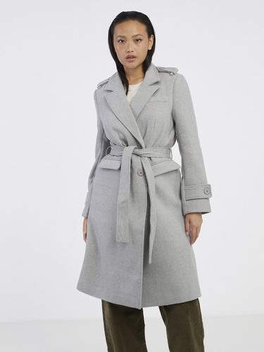 Noisy May Leony Coat Grey - Noisy May - Modalova