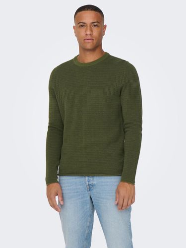 ONLY & SONS Niguel Sweater Green - ONLY & SONS - Modalova