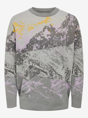 ONLY & SONS Maxin Sweater Grey - ONLY & SONS - Modalova