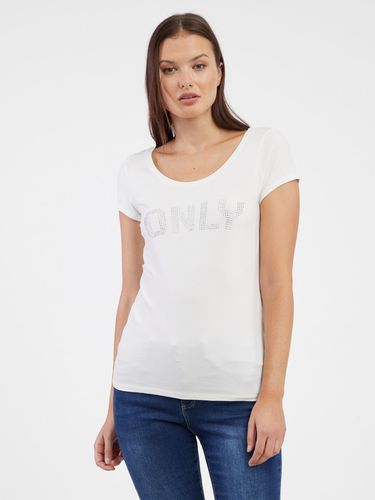 ONLY Helena T-shirt White - ONLY - Modalova