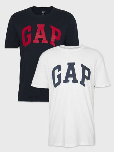 GAP Logo Basic T-shirt Blue - GAP - Modalova