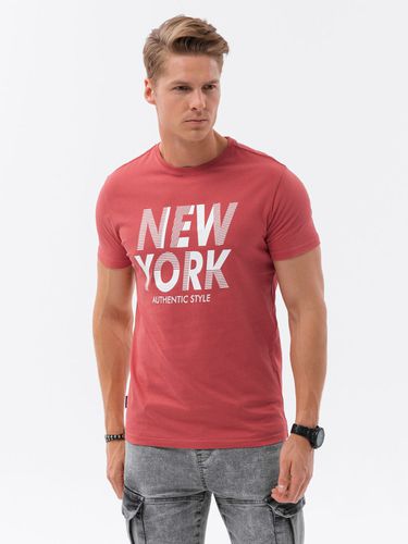 Ombre Clothing T-shirt Red - Ombre Clothing - Modalova