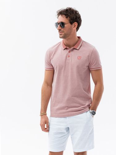 Ombre Clothing Polo Shirt Pink - Ombre Clothing - Modalova