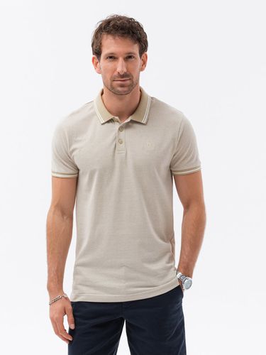 Ombre Clothing Polo Shirt Beige - Ombre Clothing - Modalova