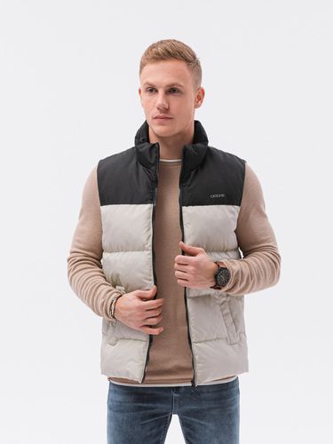 Ombre Clothing Vest Beige - Ombre Clothing - Modalova