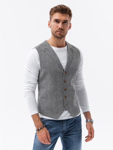 Ombre Clothing Vest Grey - Ombre Clothing - Modalova