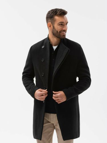 Ombre Clothing Coat Black - Ombre Clothing - Modalova
