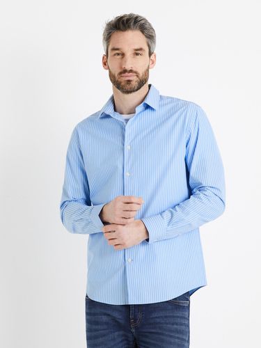 Celio Varegumoti Shirt Blue - Celio - Modalova