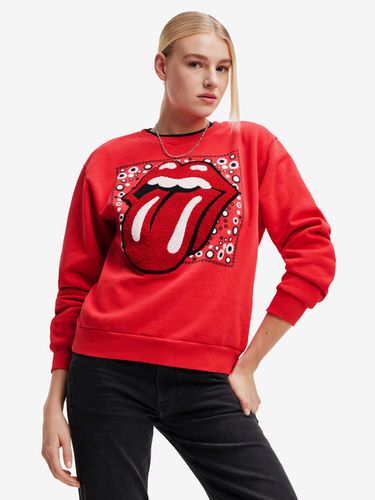 Desigual Rolling Red Sweatshirt Red - Desigual - Modalova