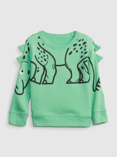 GAP 3D Dino Kids Sweatshirt Green - GAP - Modalova