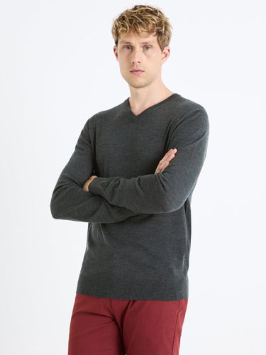 Celio Semeriv Sweater Grey - Celio - Modalova