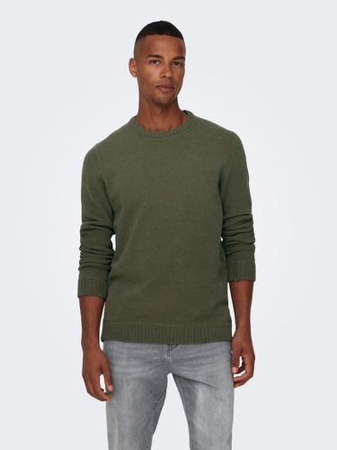 ONLY & SONS Ese Sweater Green - ONLY & SONS - Modalova