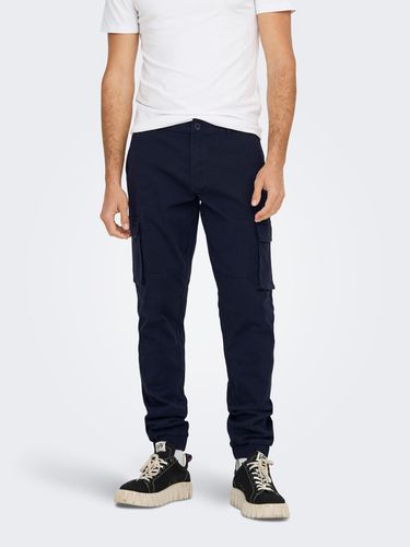 ONLY & SONS Cam Trousers Blue - ONLY & SONS - Modalova