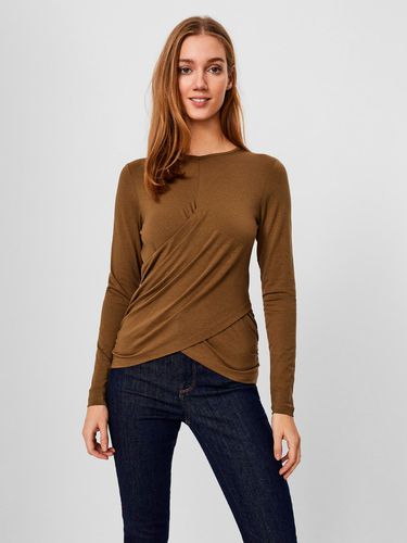 Vero Moda T-shirt Brown - Vero Moda - Modalova