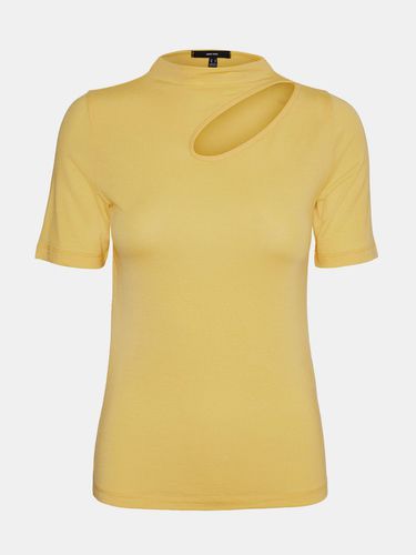 Vero Moda T-shirt Yellow - Vero Moda - Modalova