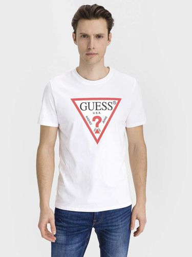Guess Original Logo T-shirt White - Guess - Modalova
