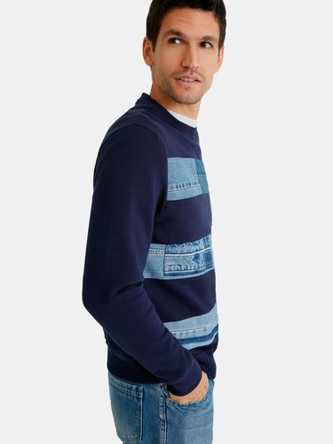 Desigual Fede Sweatshirt Blue - Desigual - Modalova