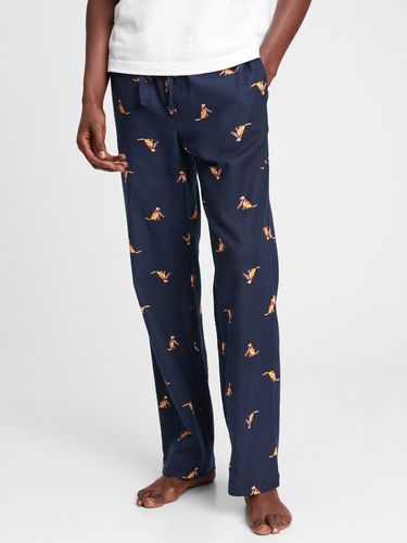 GAP V-Flannel Pajama Pants Blue - GAP - Modalova