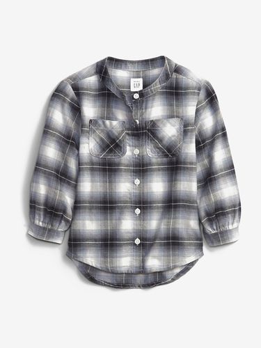 Oversize Flannel Kids shirt - GAP - Modalova