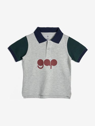 GAP Logo kids Polo shirt Grey - GAP - Modalova