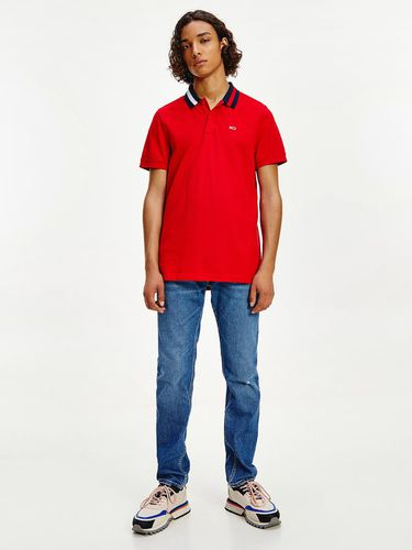 Tommy Jeans Polo Shirt Red - Tommy Jeans - Modalova