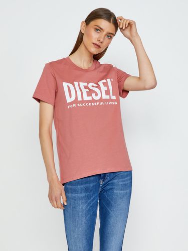 Diesel Sily-Ecologo T-shirt Pink - Diesel - Modalova