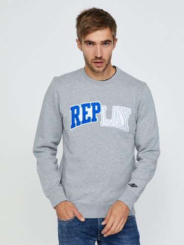 Replay Sweatshirt Grey - Replay - Modalova