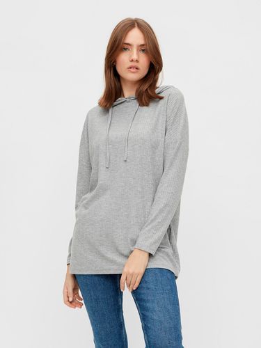 Pieces Ribbi Sweatshirt Grey - Pieces - Modalova