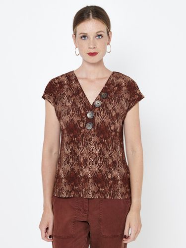 CAMAIEU Blouse Brown - CAMAIEU - Modalova