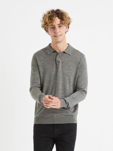 Celio Veitalian Sweater Grey - Celio - Modalova
