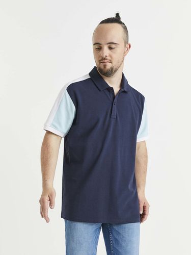 Celio Polo Shirt Blue - Celio - Modalova
