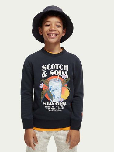 Scotch & Soda Kids Sweatshirt Black - Scotch & Soda - Modalova