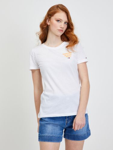 Tommy Jeans T-shirt White - Tommy Jeans - Modalova