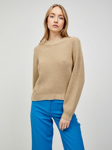 Pieces Olivia Sweater Beige - Pieces - Modalova