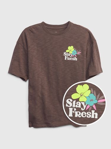 GAP Stay Fresh Kids T-shirt Brown - GAP - Modalova