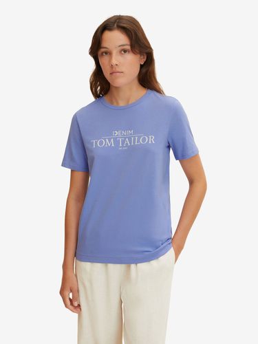 Tom Tailor Denim T-shirt Violet - Tom Tailor Denim - Modalova