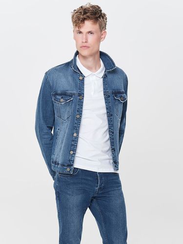 ONLY & SONS Coin Jacket Blue - ONLY & SONS - Modalova