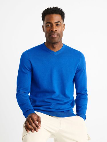Celio Befirstv Sweater Blue - Celio - Modalova
