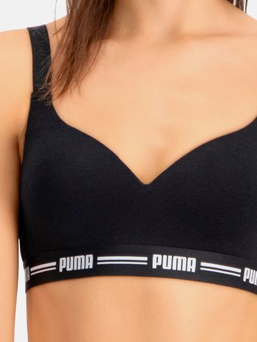 Sud strappy medium support sports bra, burgundy, Puma