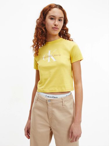 Calvin Klein Jeans T-shirt Yellow - Calvin Klein Jeans - Modalova