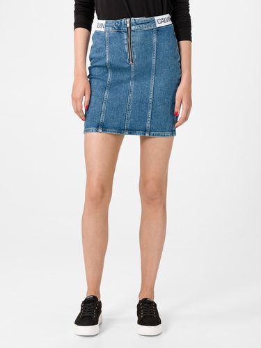 Calvin Klein Jeans Dart Skirt Blue - Calvin Klein Jeans - Modalova