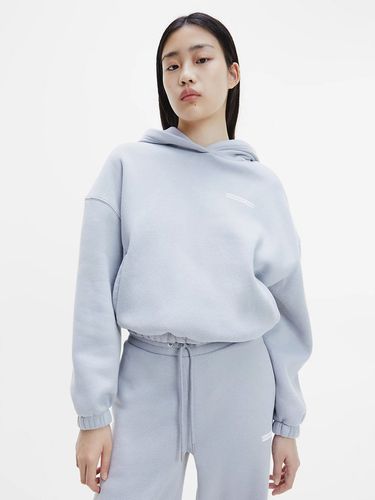 Micro Flock Hoodie Sweatshirt - Calvin Klein Jeans - Modalova